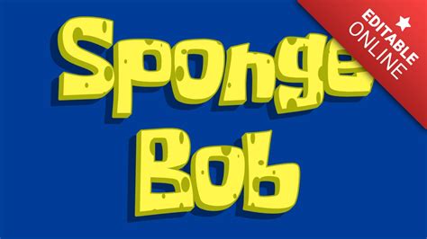 SpongeBob Logo | Text Effect Generator