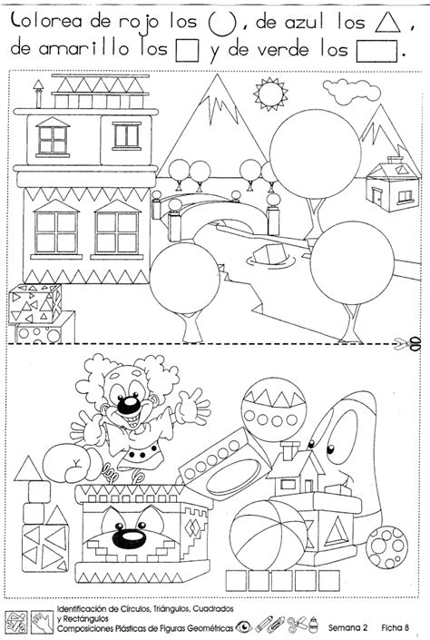 Identificación de figuras geométricas: 2do grado : Material de Aprendizaje