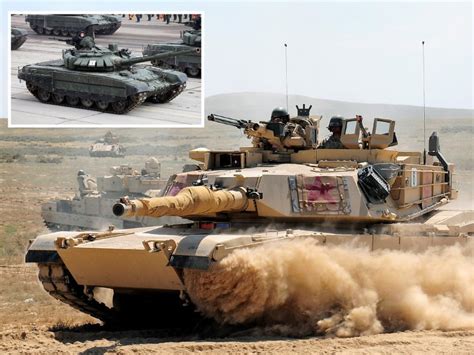 How U.S. M1 Abrams Compare to Russia's T-72 Tanks