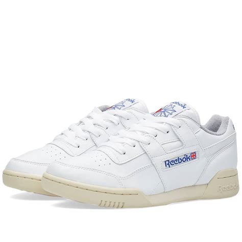 Reebok Workout Plus White, Royal & Tin Grey | END. (ES)