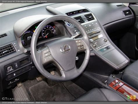 Black Interior Dashboard for the 2010 Lexus HS 250h Hybrid Premium ...