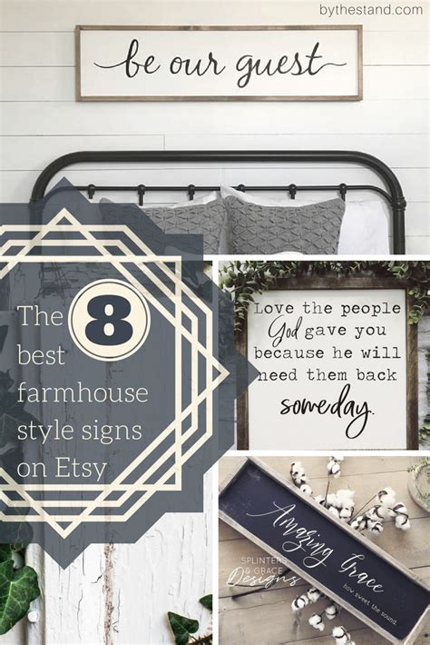 The best 8 farmhouse style signs on Etsy • Holly Grace