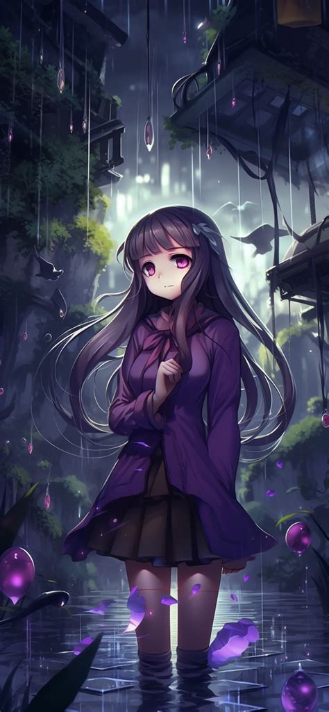 Girl & Rain Anime Aesthetic Wallpapers - Anime Wallpapers iPhone