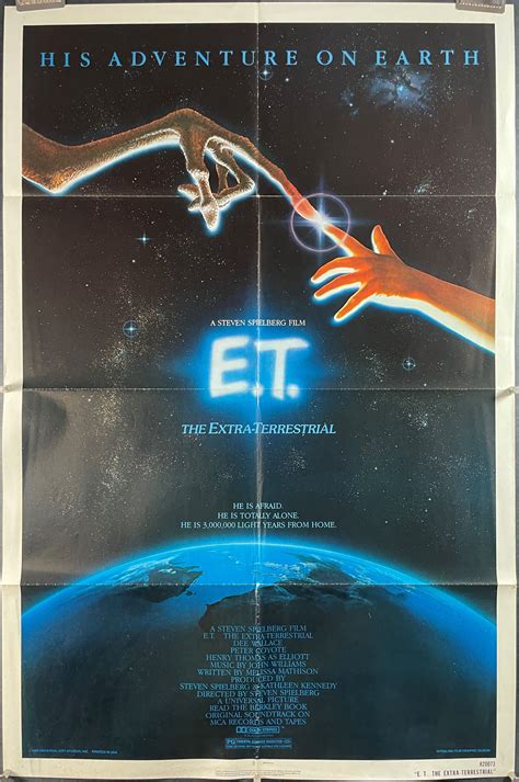 E.T. THE EXTRA TERRESTRIAL, Original Steven Spielberg Vintage Movie ...