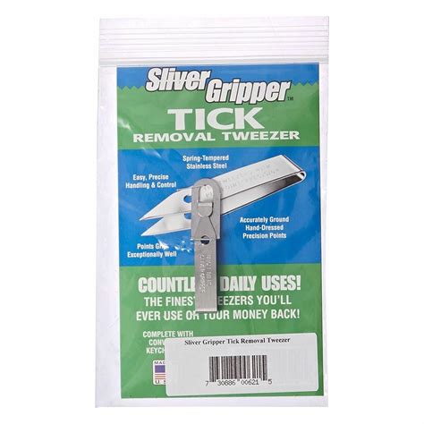 Uncle Bill's Sliver Gripper Tick Remover Removal Removing Tweezers Kit ...