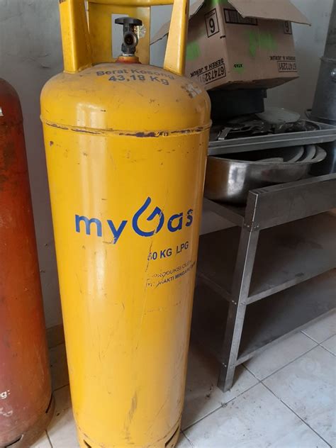 Tabung gas mygas 50kg kosong, Kitchen & Appliances on Carousell