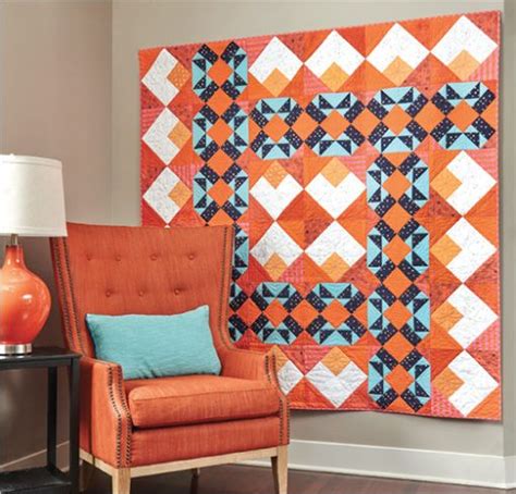 Orange Mélange Quilt Pattern Download | Quilting Daily