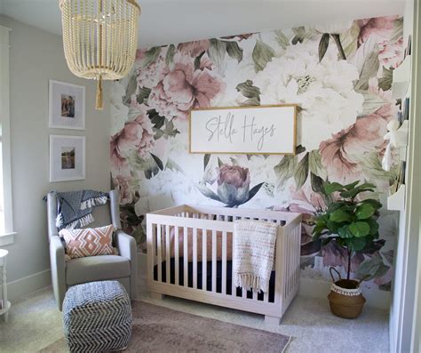 Modern Floral Nursery for Baby Girl - Project Nursery