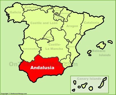 Andalusia Maps | Spain | Maps of Andalusia