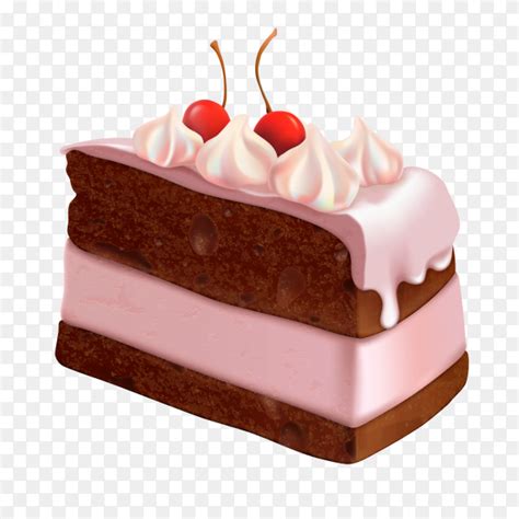 Delicious Pink cake vector PNG - Similar PNG