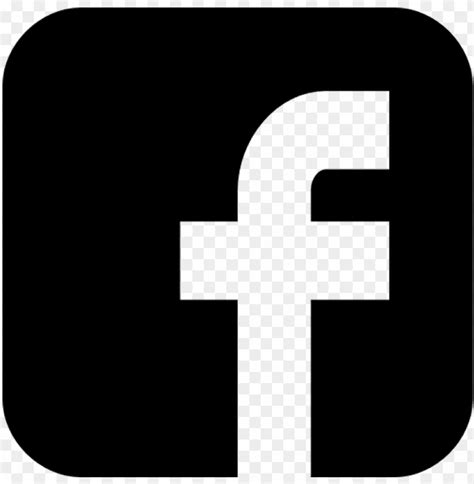 Facebook Logo Png Transparent Image - Facebook Logo Black PNG ...