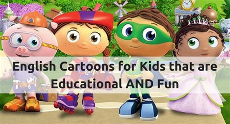 English Cartoons for Kids that are Educational AND Fun - Bilingual Kidspot