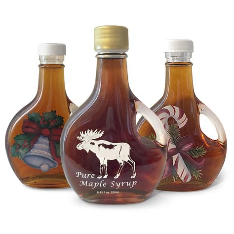 Pure Maple Syrup, Decorative 250ml Glass Bottle - Patch Orchards