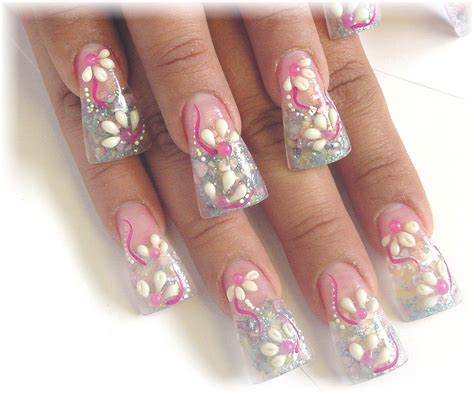 3D nail art.. | Uñas | Pinterest | Unas acrilicas, Diseños de uñas y 3d