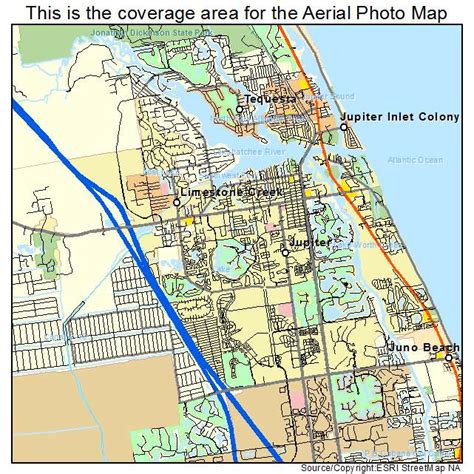 Aerial Photography Map of Jupiter, FL Florida