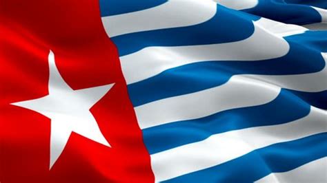 West Papua Flag National 3d West Stock Footage Video (100% Royalty-free ...