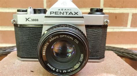 Vintage Pentax K1000 35mm Film Camera W/ 50mm F/2.0 Lens | Etsy