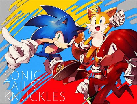 Discover more than 67 sonic tails and knuckles wallpaper super hot - in ...