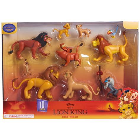 Disney The Lion King Deluxe Figure Set, Kids Toys for Ages 3 up ...