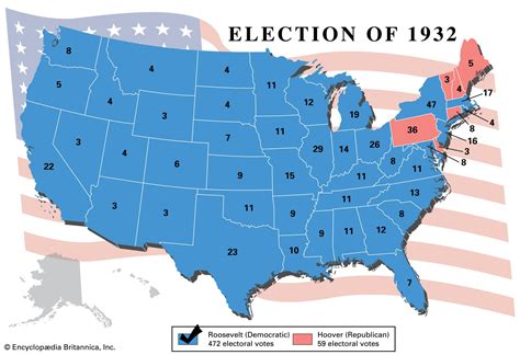 United States presidential election of 1932 | Franklin D. Roosevelt vs ...