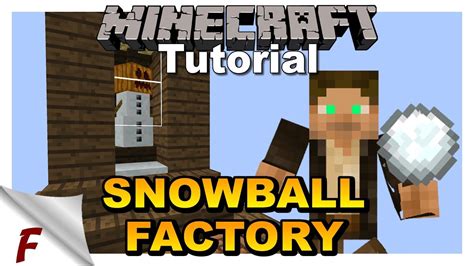 Minecraft Snowball Farm Java 1.14, 1.15 and 1.16. Snow Golem Factory ...