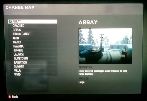 Call of Duty: Black Ops Screen Grabs of Maps & Killstreaks