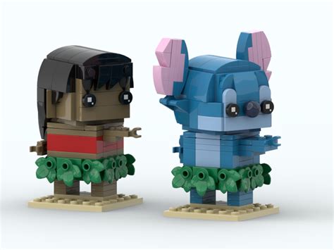 LEGO MOC Lilo & Stitch by AussieShazza | Rebrickable - Build with LEGO