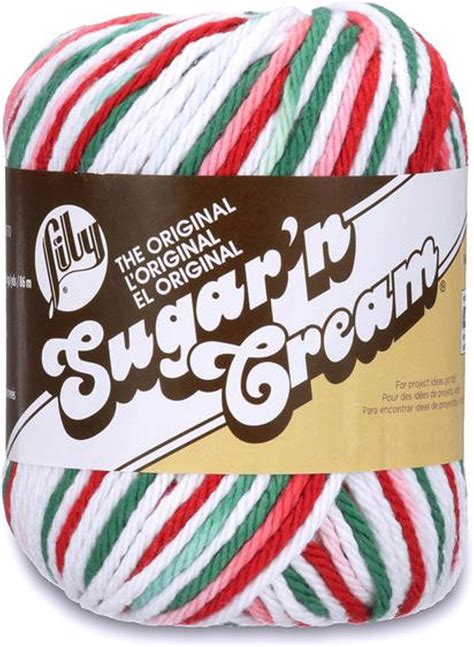 Amazon.com: Sugar'N Cream Yarn - Ombres-Mistletoe