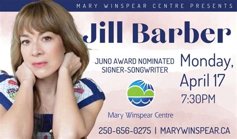 Mary Winspear Centre Presents: Jill Barber, Mary Winspear Centre ...