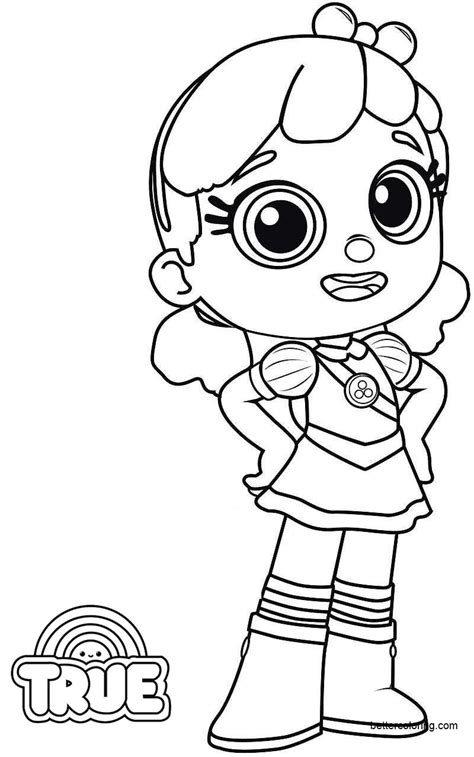 True and the Rainbow Kingdom Coloring Pages - Free Printable Coloring Pages