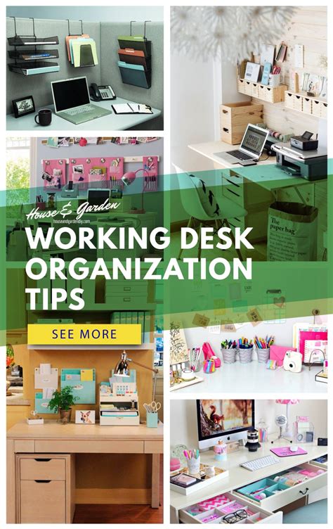 15+ Desk Organization Ideas (Working Desk Organization Tips Keep your ...