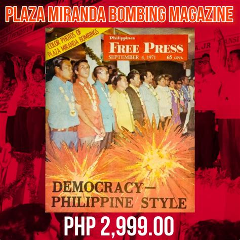 (ULTIMATE RARE) 1971 Plaza Miranda Bombing Magazine, Hobbies & Toys ...