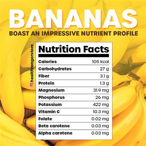 Banana Nutrition Fact | Banana nutrition, Banana nutrition facts ...