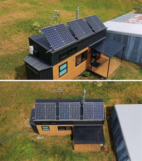 Solar Panels On The Roof Allow This Tiny House To Go Off The Grid