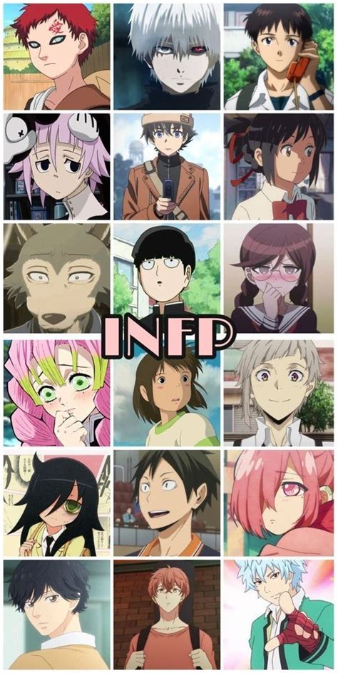 anime INFP | Mbti character, Anime, Infp personality