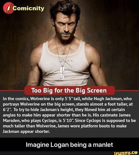 Imagine Logan being a manlet - iFunny | Wolverine meme, Popular memes ...