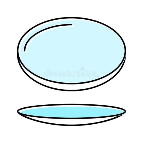 Watch Glass Chemical Glassware Lab Color Icon Vector Illustration Stock ...