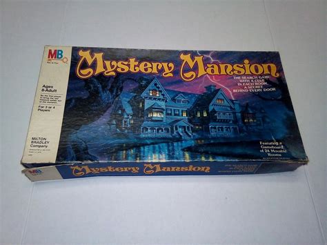 Vintage Mystery Mansion Board Game 1984 Milton Bradley PLEASE READ ...