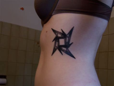 Metallica Logo (Ninja Star) | Tattoo date: 23-08-2007 | Flickr