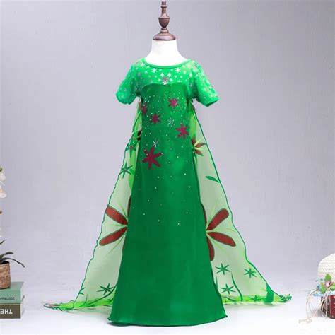 New Summer Children Girl's Elsa Fever Dress Limited Edition Costume ...