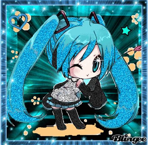 Chibi Miku on stage Fotografía #110832424 | Blingee.com