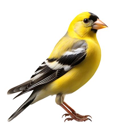 American Goldfinch bird with transparent background. ai generated ...