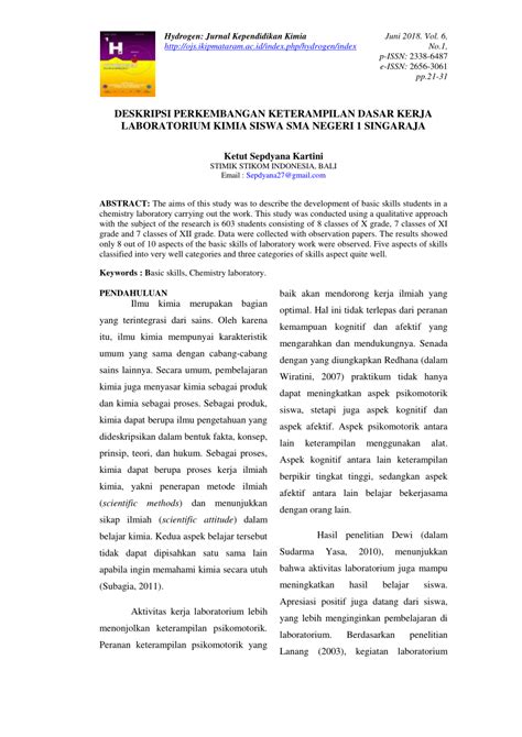 Jurnal pengenalan alat laboratorium kimia dasar pdf - shortlasopa