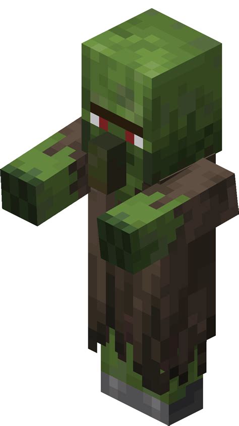 Zombie Villager | Minecraft mobs, Zombie pics, Zombie