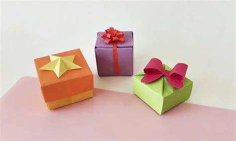 3 Ways of Making Origami Boxes with Paper & Lid (with Video)