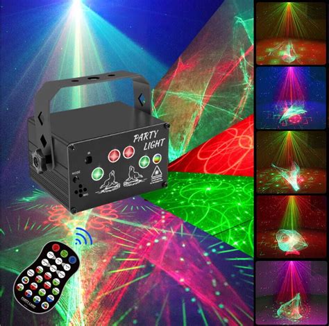 Party Lights,Disco DJ Lights Rave Stage Lighting Projector Effect Sound ...