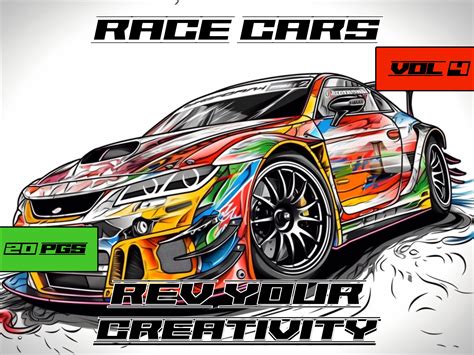 Race Car Coloring Pages Children Car Art Fast Car Drawings Car Themed ...