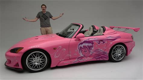 1/24 Fast F8 HONDA S2000 Pink Convertible Car Model Simulation Alloy ...