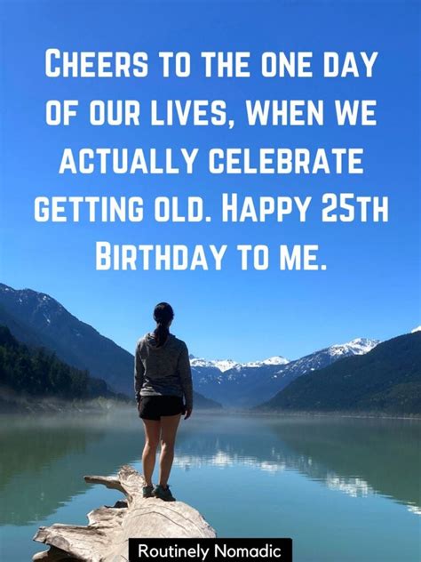 Perfect Happy 25th Birthday Captions, Quotes and Wishes for 2023 ...