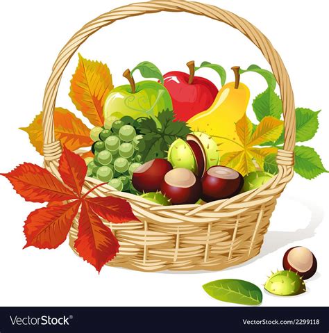 Thanksgiving Food Basket Clipart - Foods Details